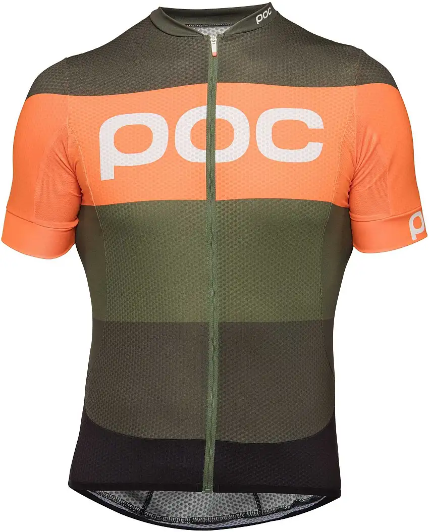 Tröja POC Essential Road Logo grön