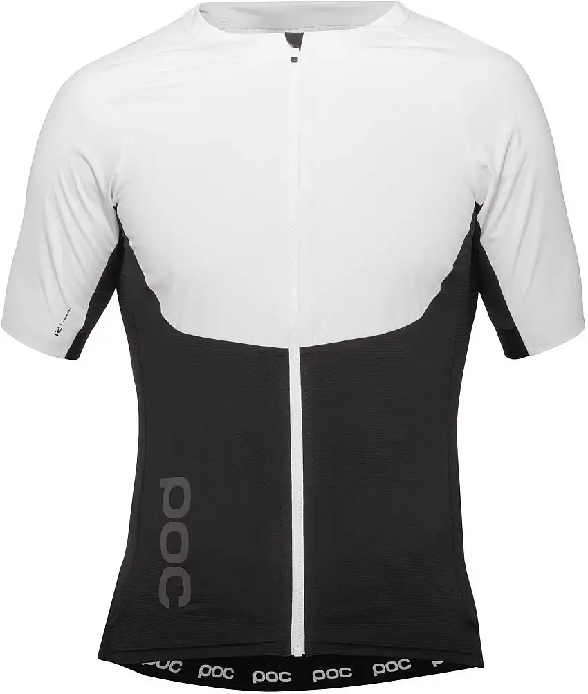Tröja POC Raceday XC Zip Tee vit/svart