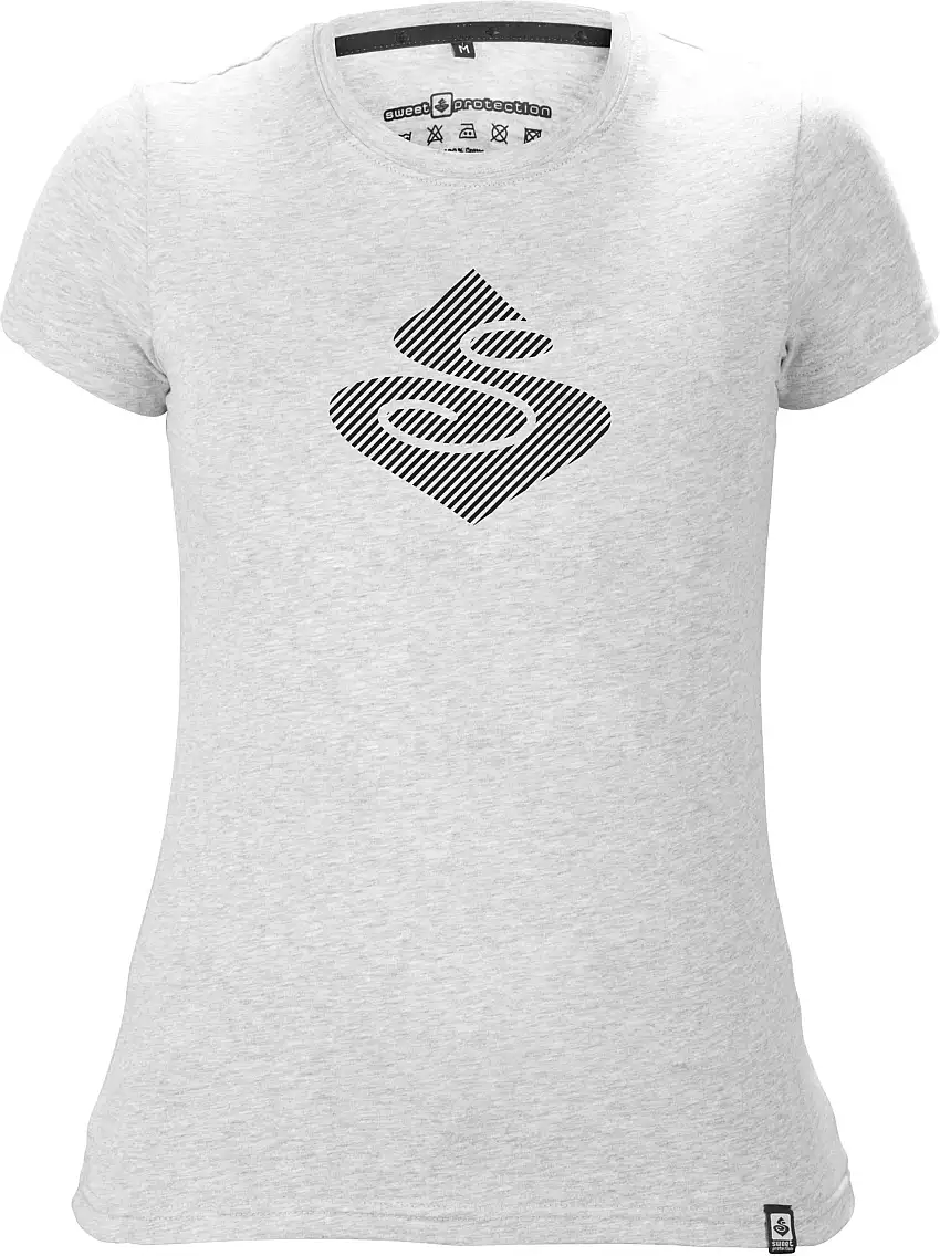 T-Shirt Sweet Protection Logo Hatch dam ljusgrå