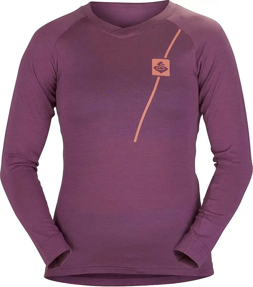 Tröja Sweet Protection Badlands Merino LS dam lila