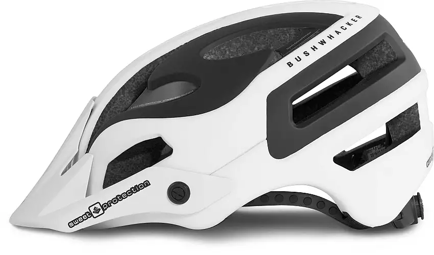 Cykelhjälm Sweet Protection Bushwhacker II matt vit/blanksvart