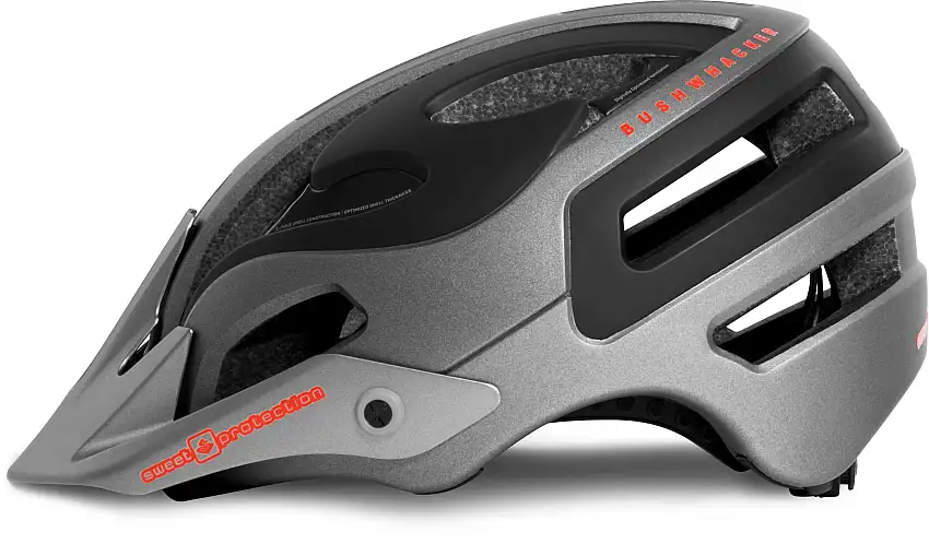 Cykelhjälm Sweet Protection Bushwhacker II grå metallic/svart