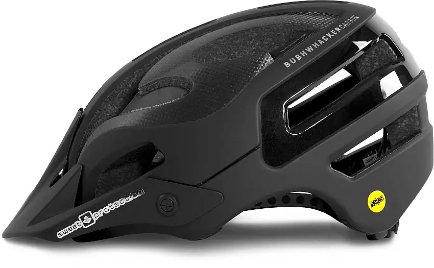 Cykelhjälm Sweet Protection Bushwhacker II Carbon MIPS svart metallic