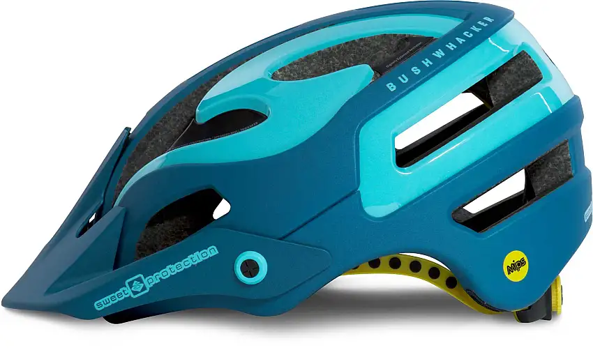 Cykelhjälm Sweet Protection Bushwhacker II MIPS dam mörkblå/isblå metallic