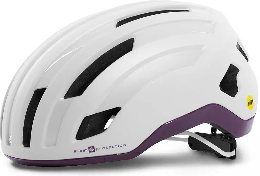 Cykelhjälm Sweet Protection Outrider MIPS dam vit/lila metallic