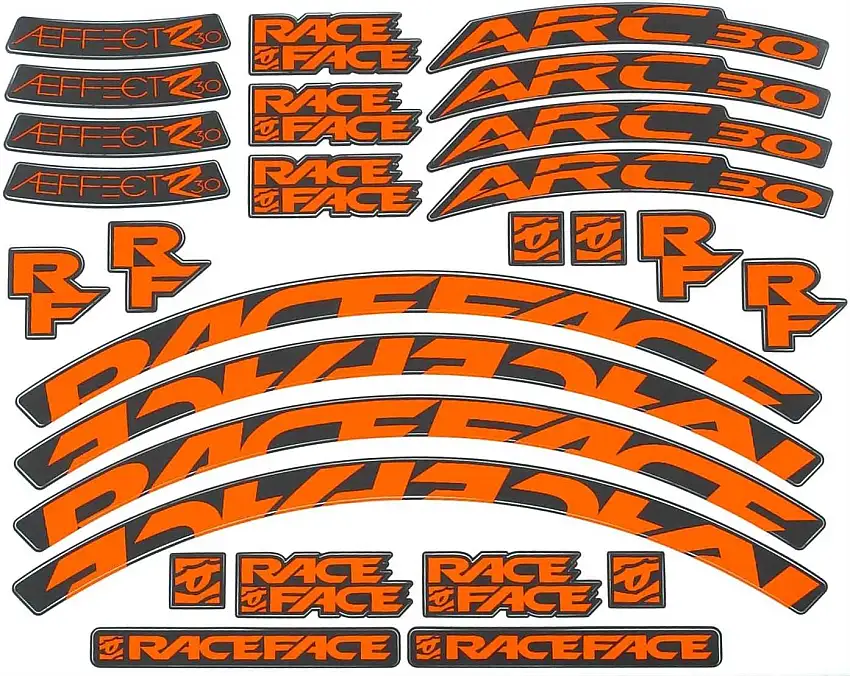 Dekalset Race Face ARC 40/Aeffect + 40 orange