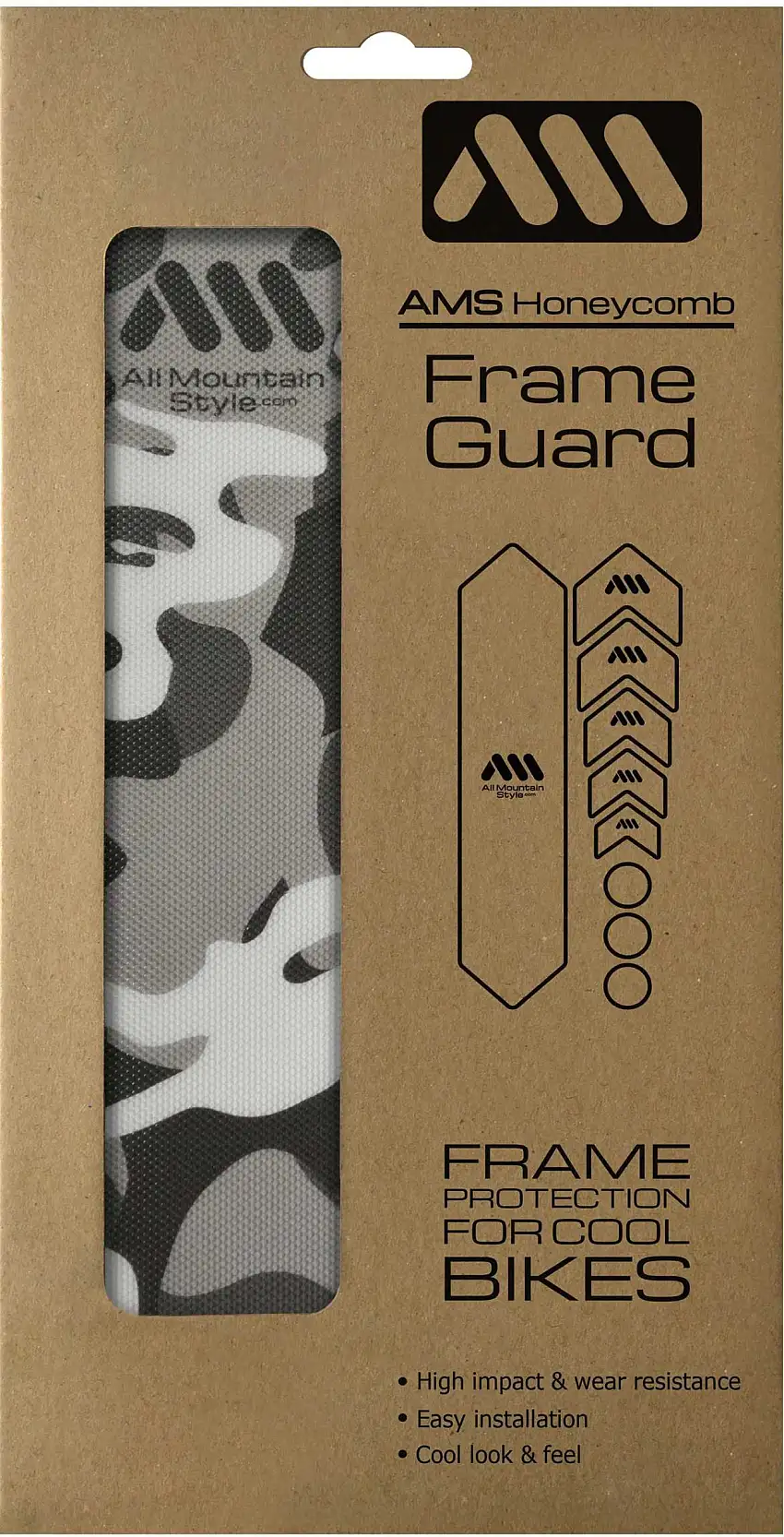 Ramskydd AMS Honeycomb transparent/camo