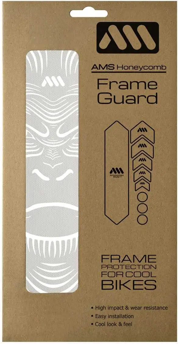 Ramskydd AMS Honeycomb transparent/vit apa
