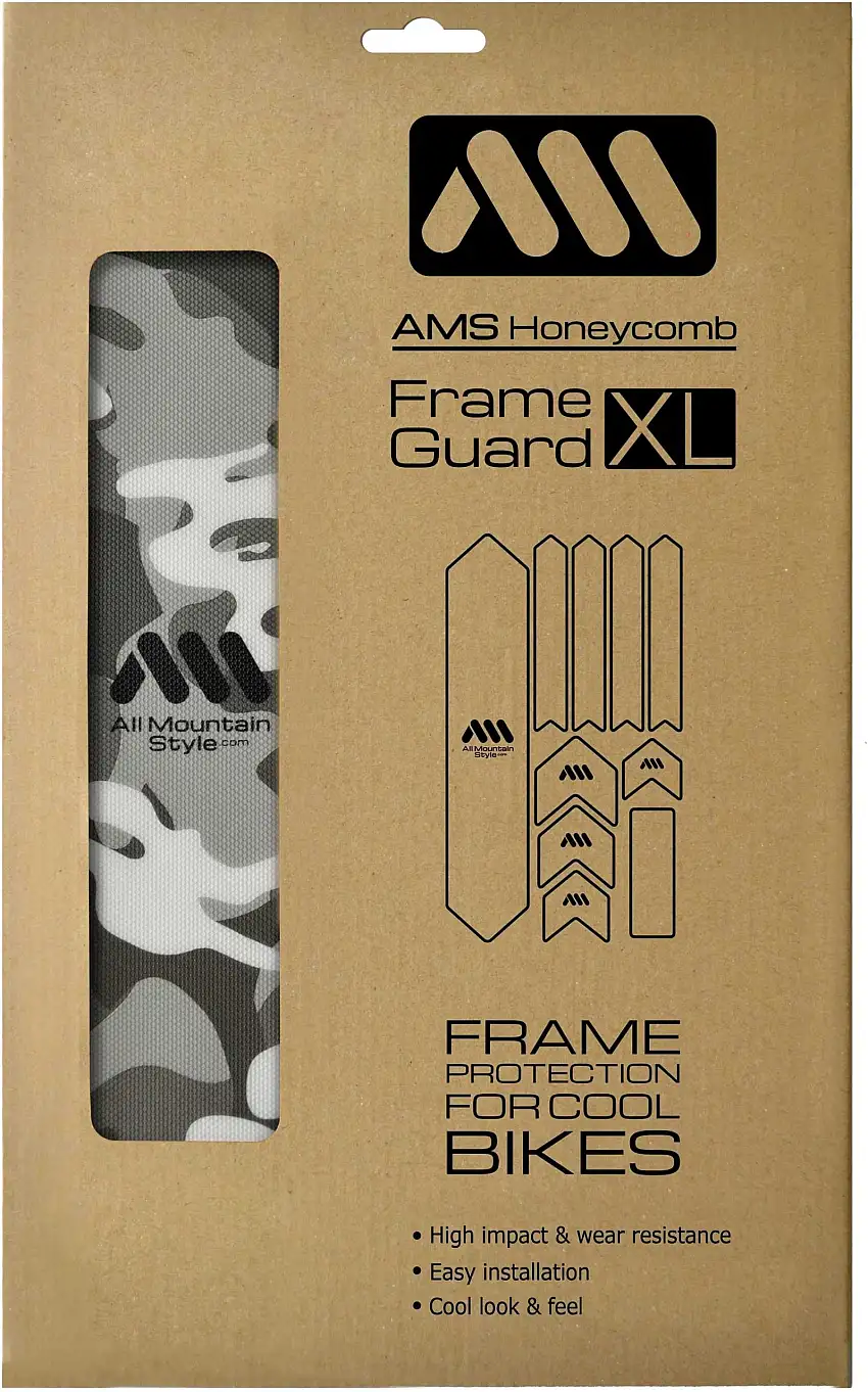 Ramskydd AMS Honeycomb XL transparent/camo