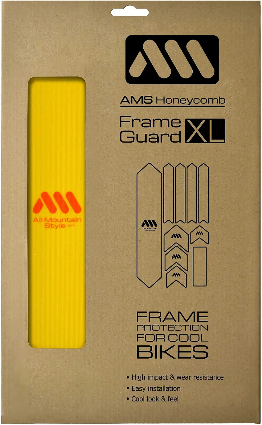 Ramskydd AMS Honeycomb XL gul/orange