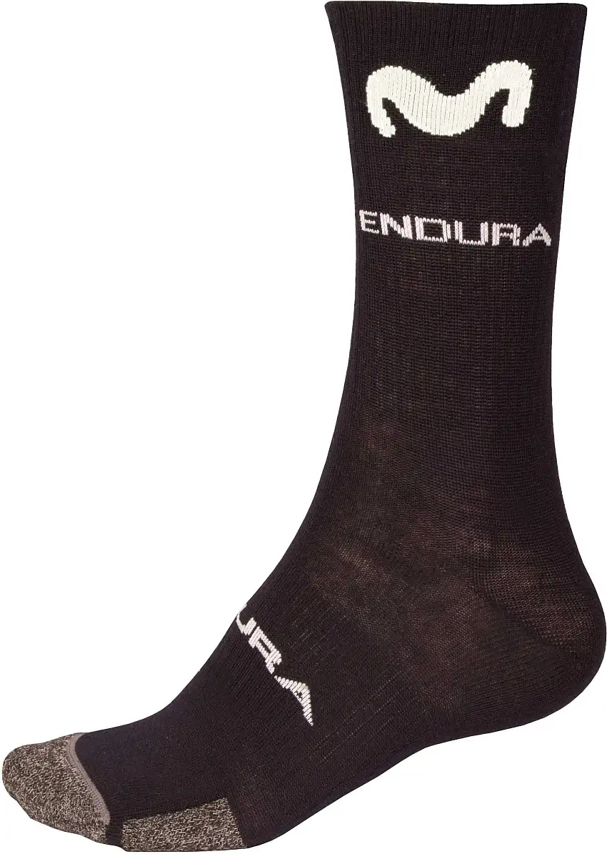 Strumpor Endura Movistar Team Winter 2018 svart