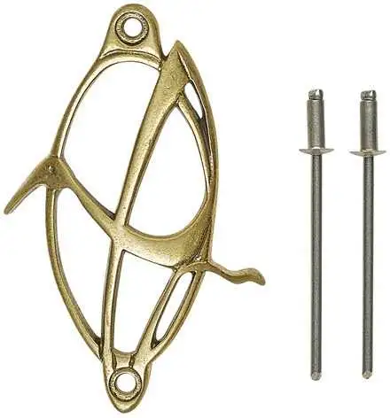 Emblem Ibis Headbadge guld