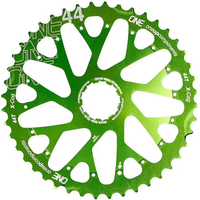 Bakdrev OneUp X-Cog 44T grön