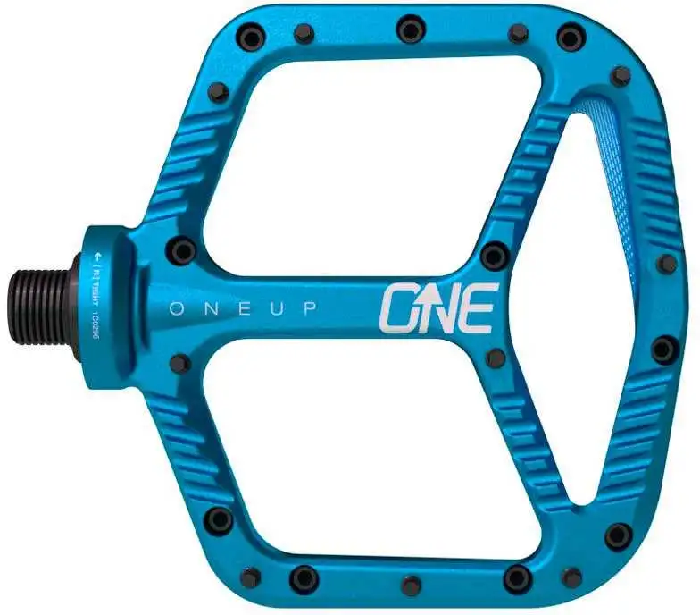 Cykelpedaler OneUp Flat Aluminum blå