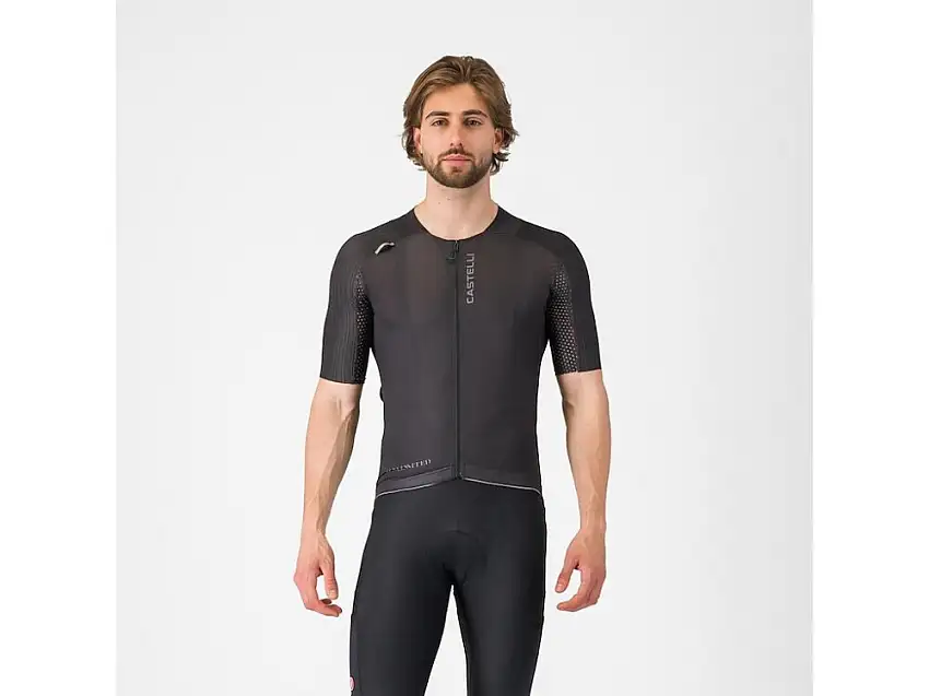 Castelli Unlimited Pro 2 cykeltröja kortärmad svart herr