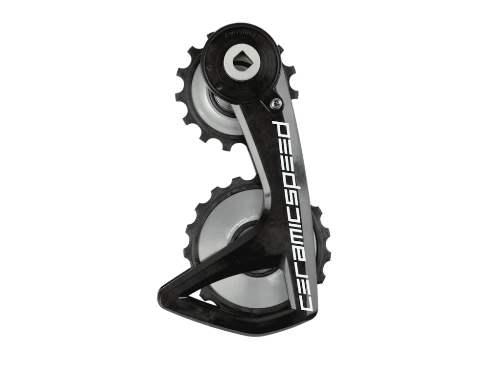 CeramicSpeed OSPW RS ALPHA SRAM Force E1 och Rival E1 silver team logo