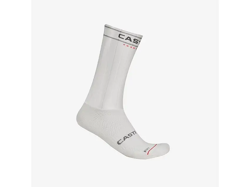 Castelli Fast Feet 4 cykelstrumpor vit