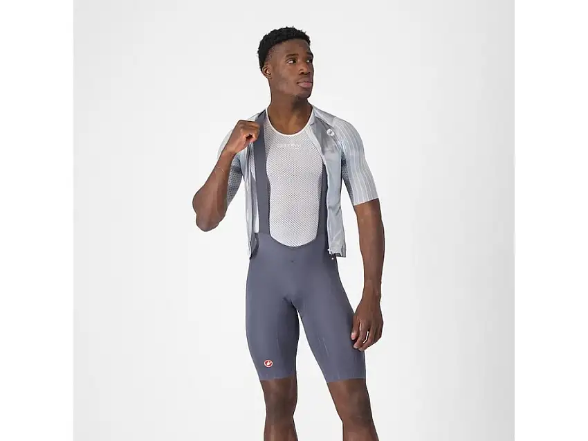 Castelli Free Aero Race S bibshorts smoky gray herr