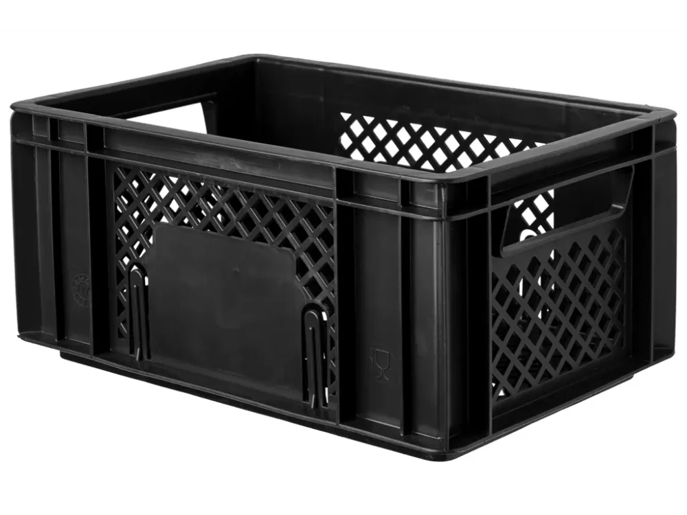 FastRider Crate S plastkorg för fram och bak 8L svart