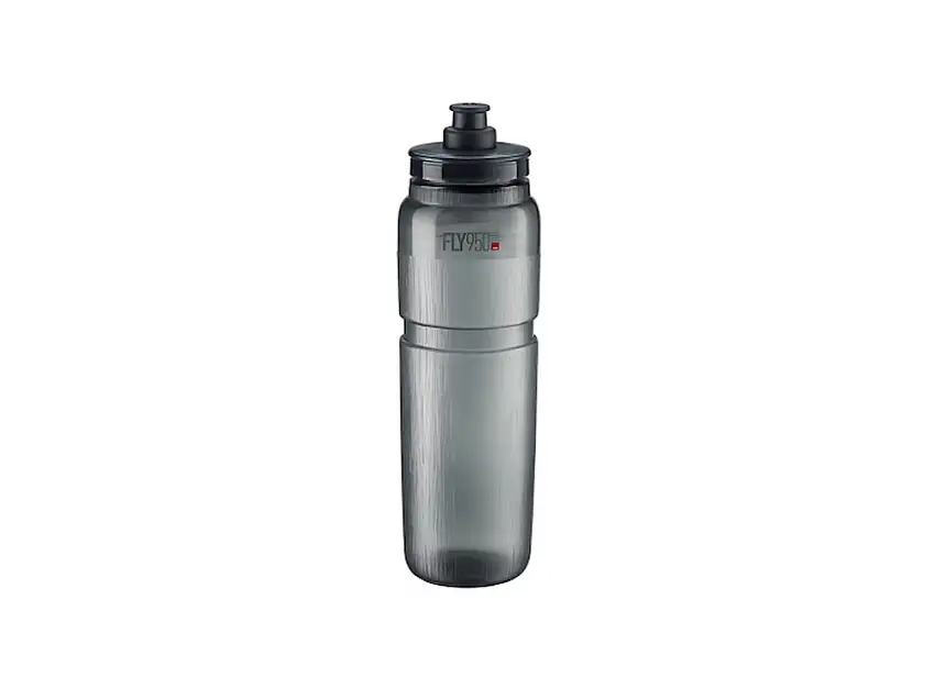 Elite Fly Tex vattenflaska 950 ml smoke med grå logo