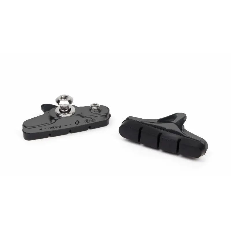 Ett par bromsbelägg plus bromsbeläggshållare i aluminium Elvedes Shimano