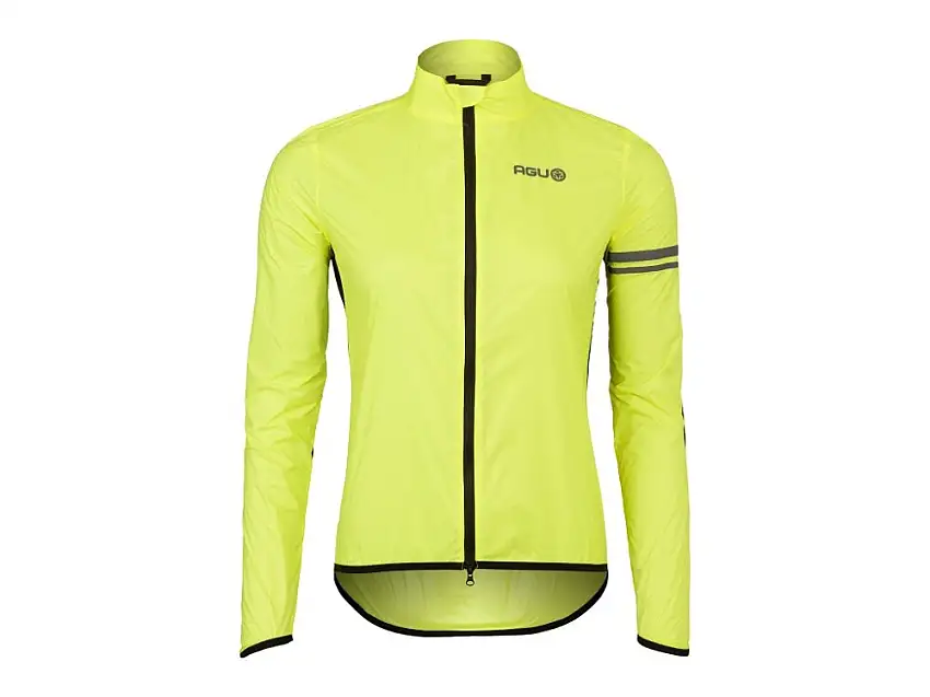 AGU Essential wind jacket cykeljacka Hi-Vis neon gul dam