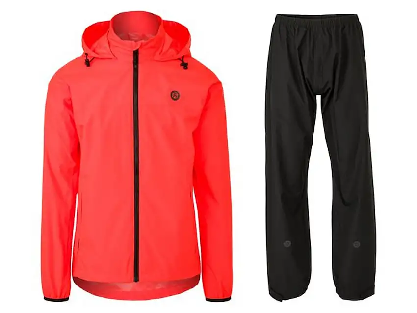 AGU GO regnställ Essential hi-vis neon red unisex