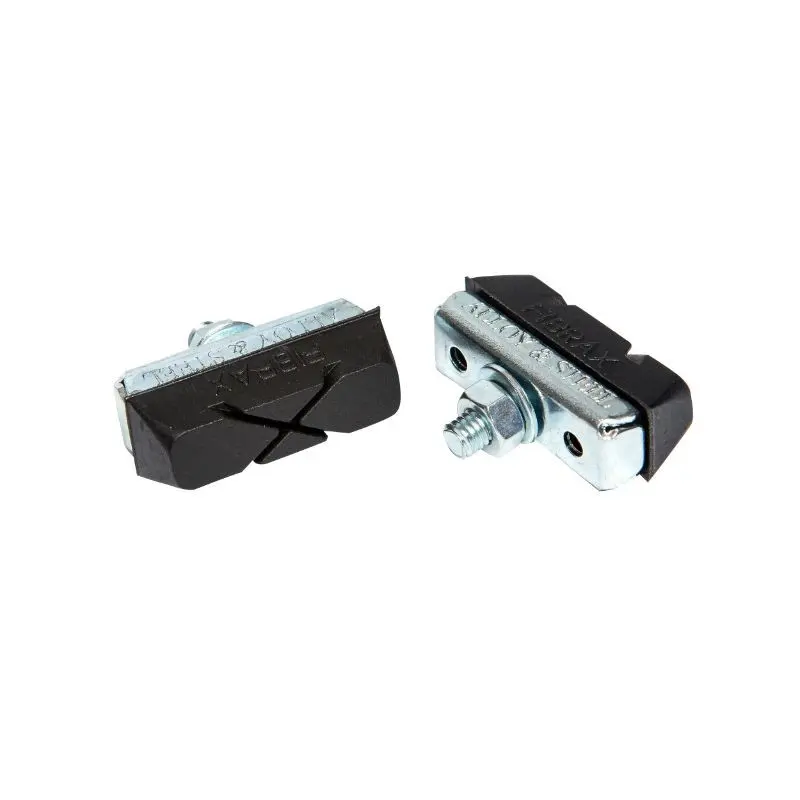 Ett par hållare för citybromsbelägg Fibrax Caliper Symetric Gomme-X Raleigh, Weinmann 40 mm