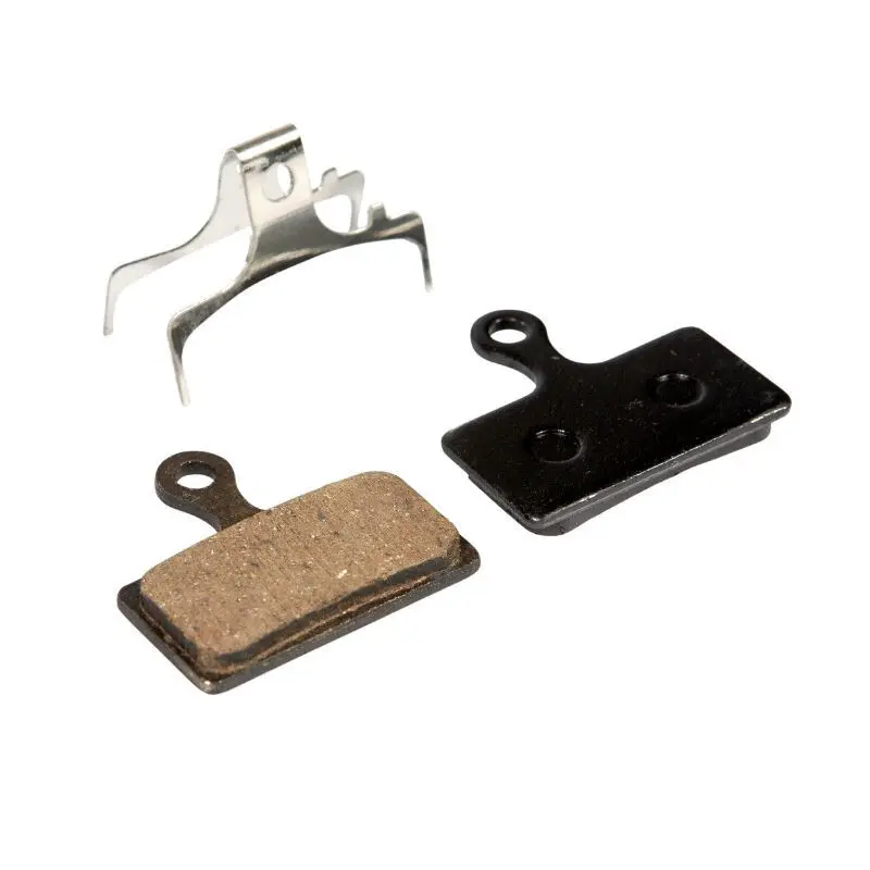Ett par halvmetalliska bromsbelägg för mountainbike med 1 diskrengöringsservett Fibrax Shimano Xt M8000-M785 - Xtr M9000-M985 Slx M7000-M666-M675