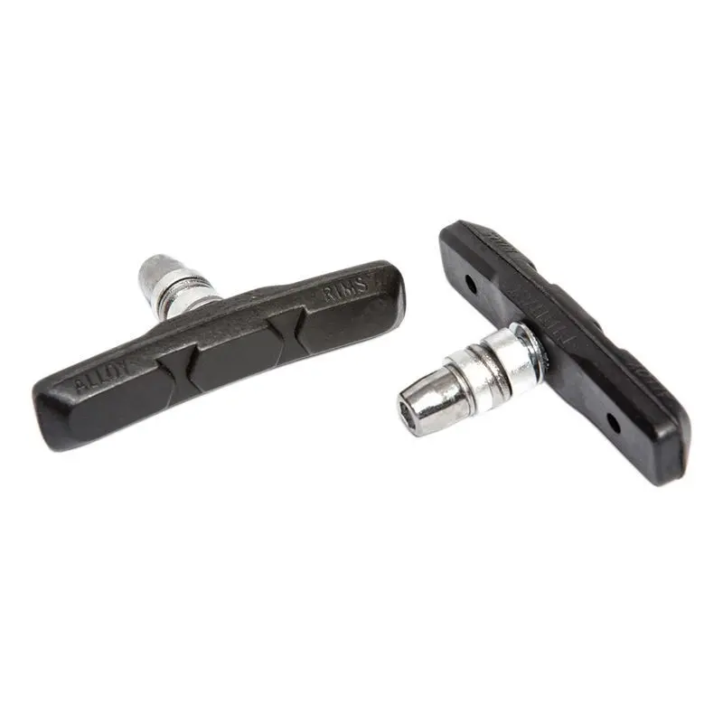 Ett par symetriska skruvmonterade bromsbeläggshållare för mountainbikes Fibrax 70 mm