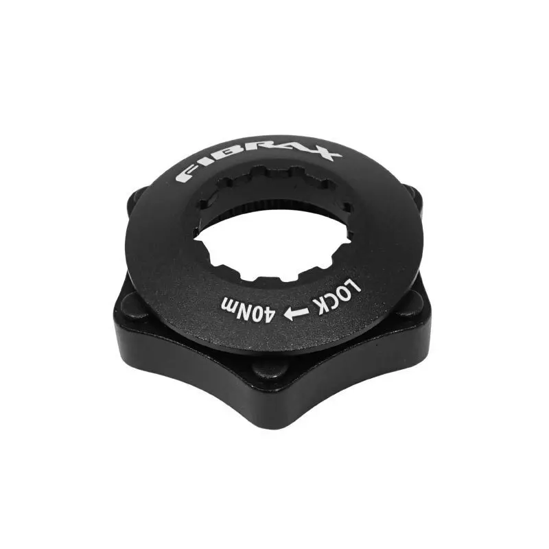 Adapter för skivbroms för mountainbike, omvandlar skivmontering till 6 hål för låsaxel Fibrax Centerlock