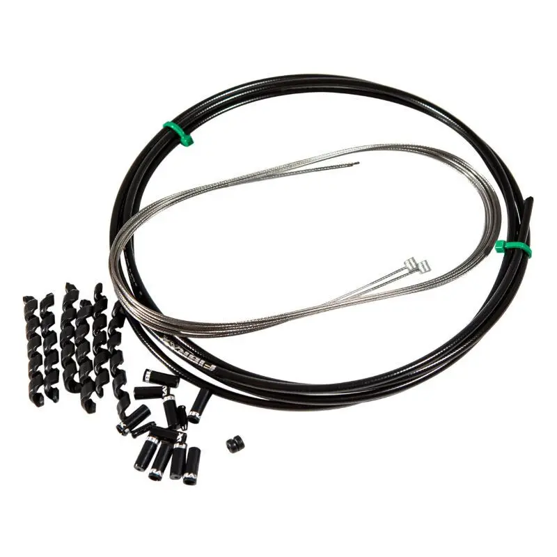 Transmission för sadelstolpsupphängning Kabel i rostfritt stål och lätt kompressionsskyddad mantel Fibrax