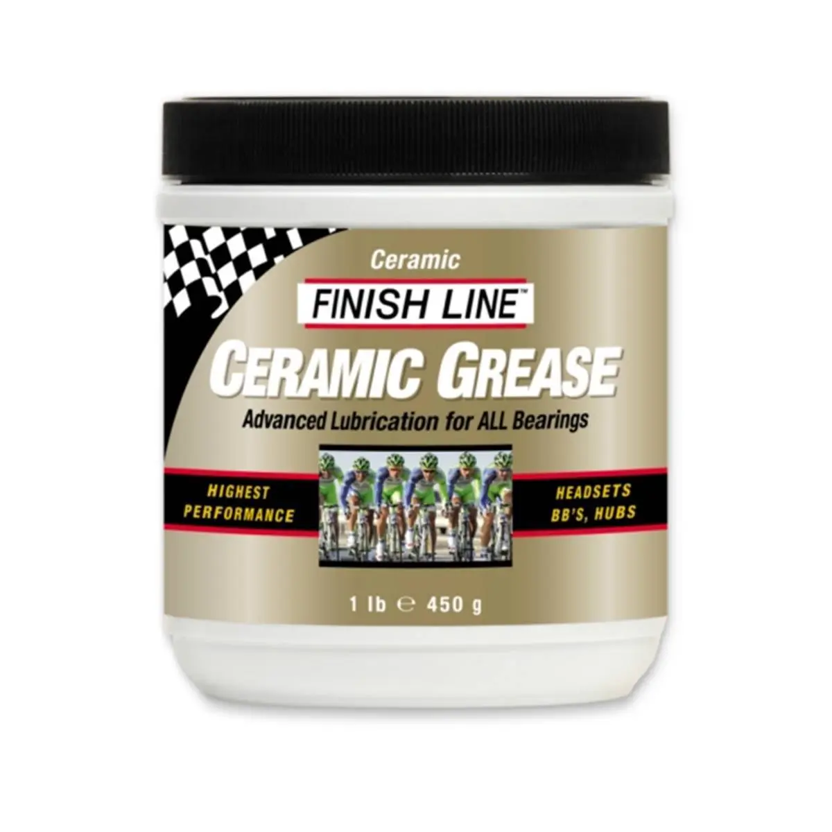 Grease(1lb) kommer att levereras med 1 Finish Line Ceramic