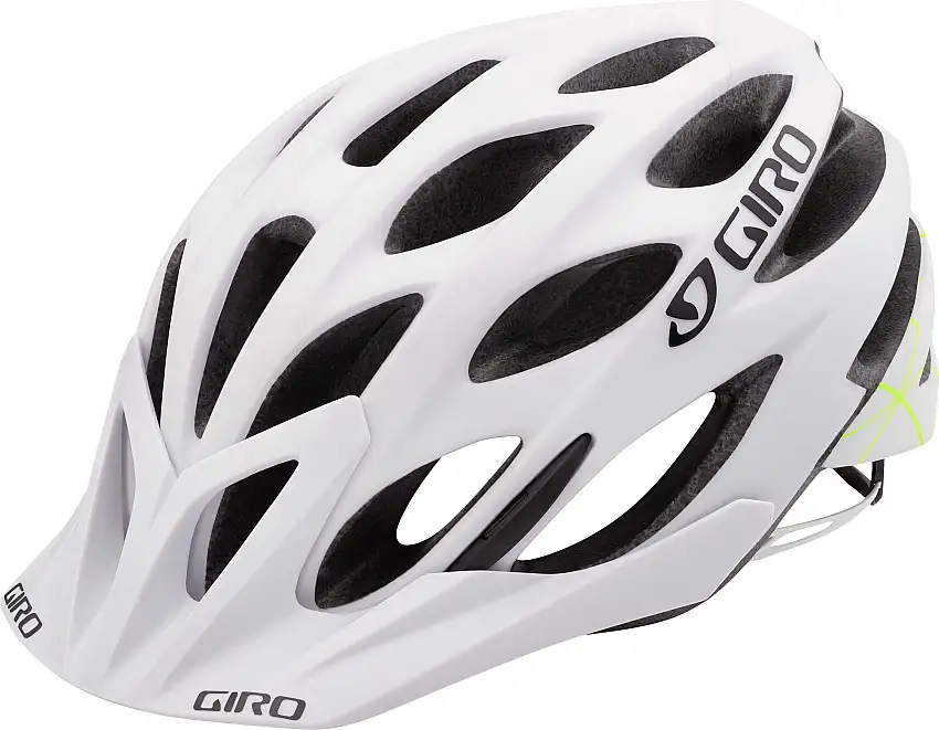 Cykelhjälm Giro Phase matt vit/lime