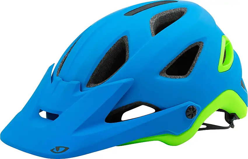 Cykelhjälm Giro Montaro MIPS matt blå/lime