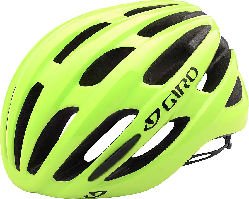 Cykelhjälm Giro Foray hi-vis gul