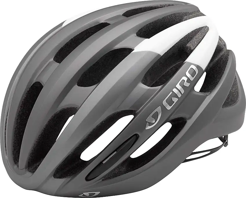 Cykelhjälm Giro Foray matt titan/vit