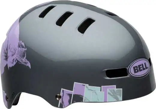 Cykelhjälm Bell Faction silver/lavendel