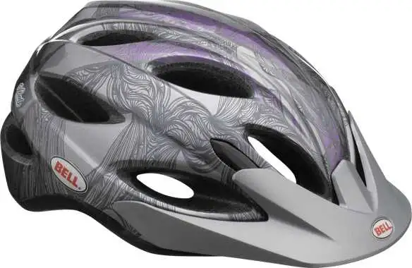 Cykelhjälm Bell Strut titan/lila