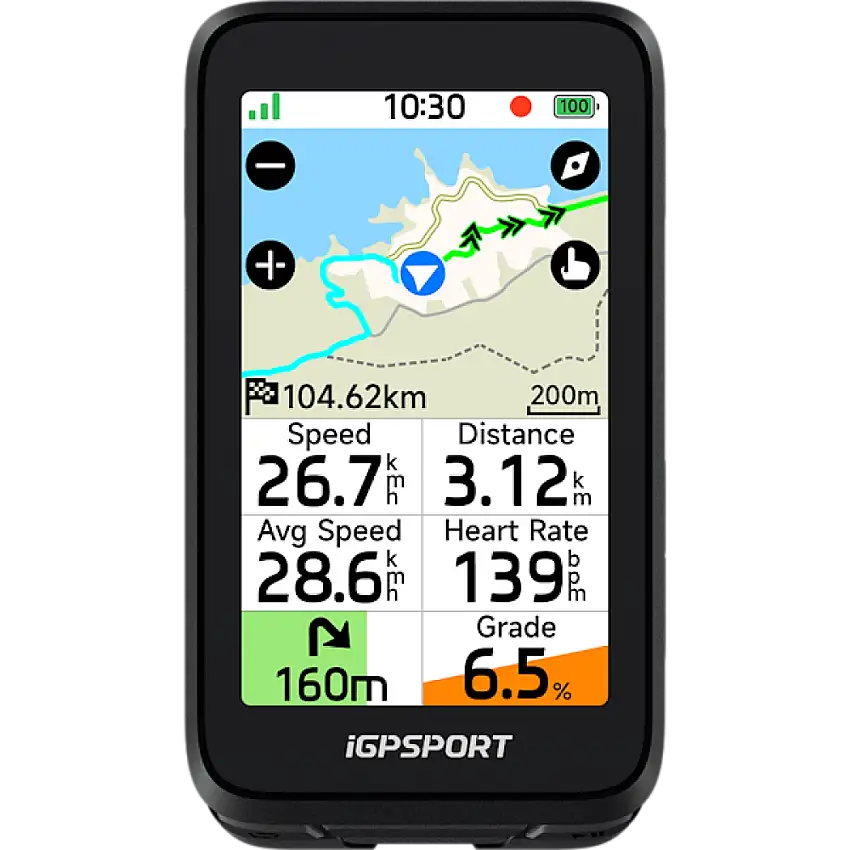 iGPSPORT BiNavi Air cykeldator