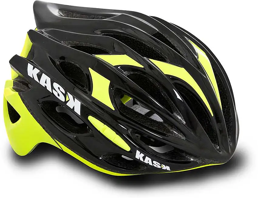 Cykelhjälm Kask Mojito svart/gul