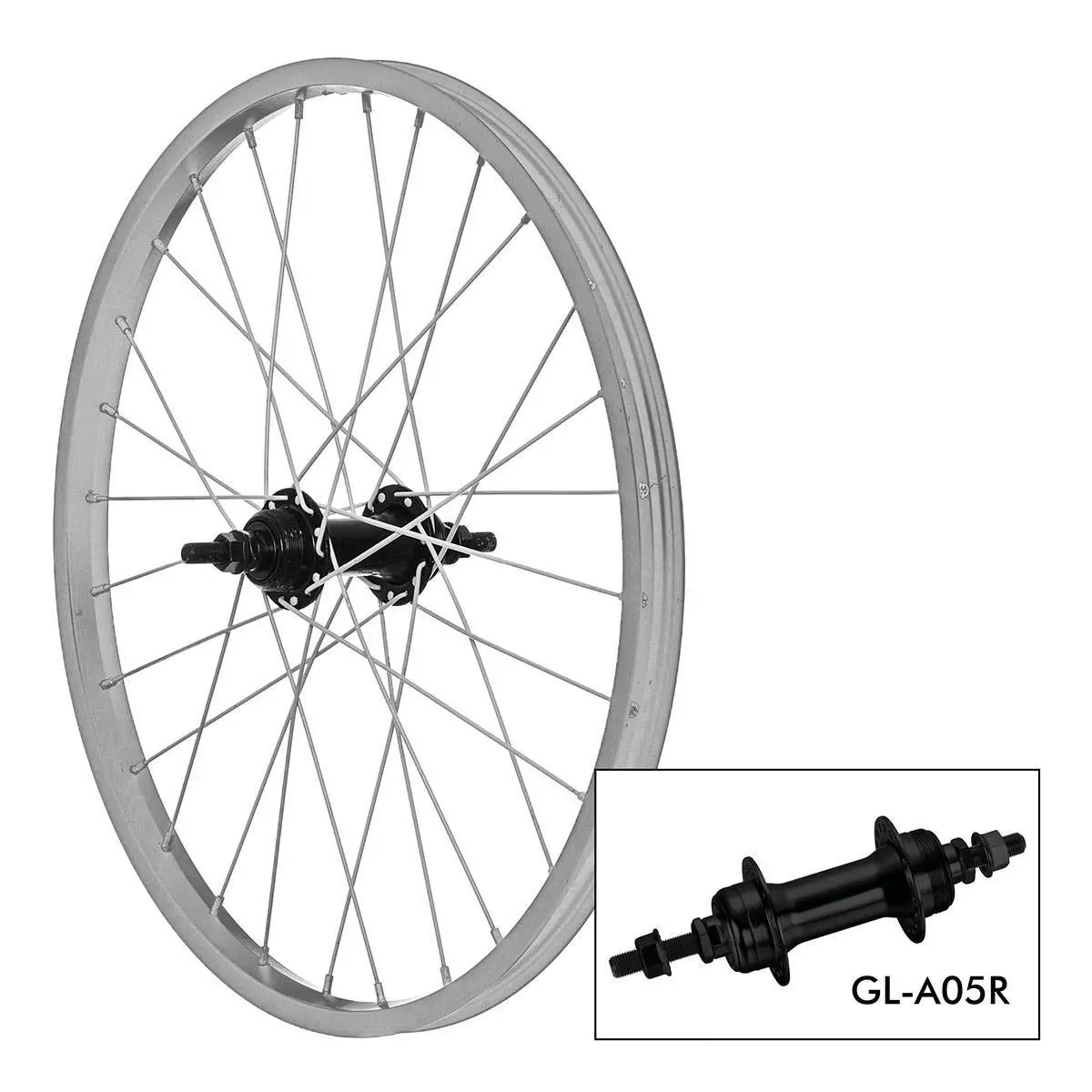 Bakhjul Krayton A05R 3/8x135 V-Brake