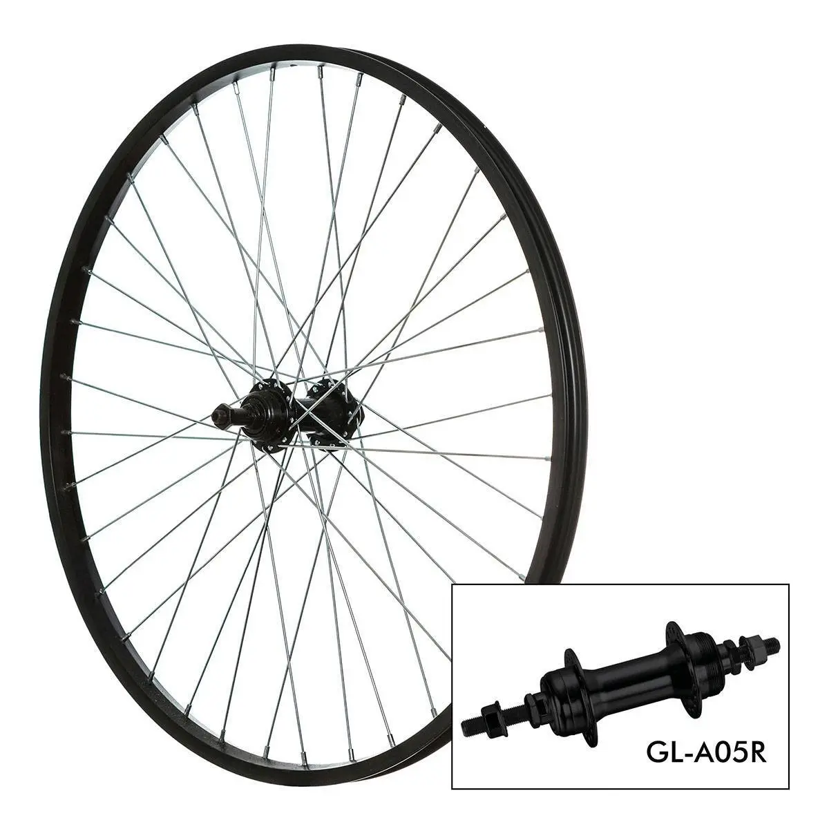 Bakhjul Krayton A05F 3/8x115 V-Brake