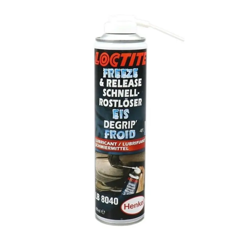 Degrippantkylare utan blockering av termisk chock -43°c Loctite 8040 Aerosol