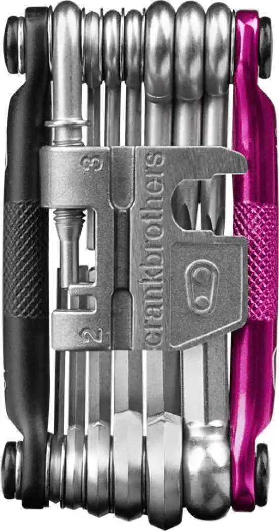 Multiverktyg Crankbrothers M19 svart/magenta