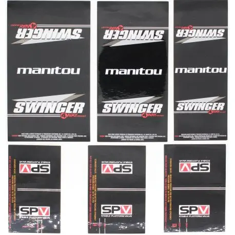 Kit med klistermärken Manitou Swinger Air 4W 06/09