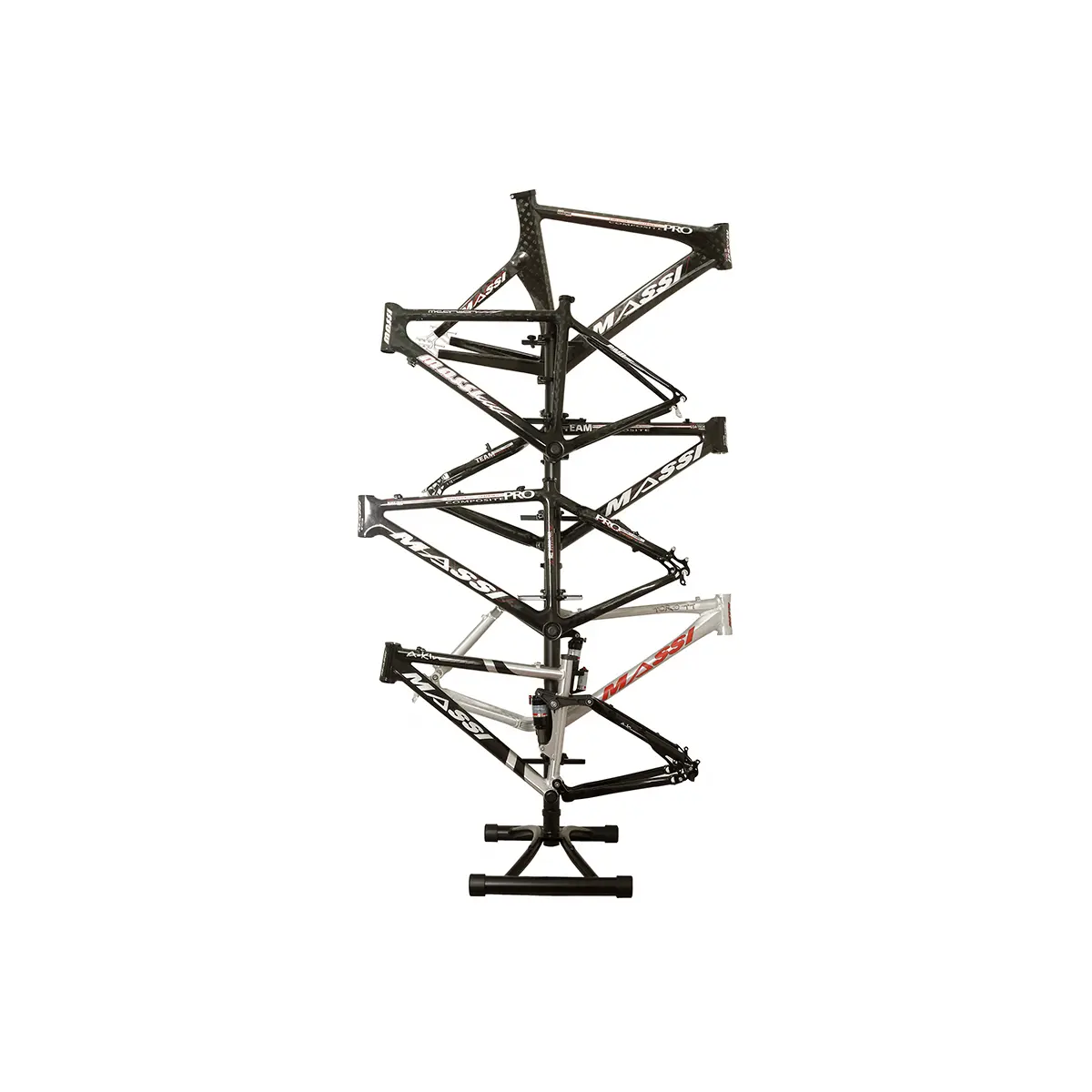Display med 6 aluminiumramar Massi