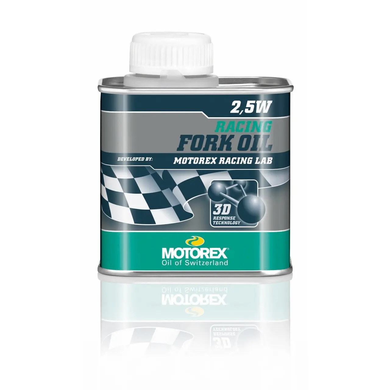 Gaffel olja burk flaska Motorex Racing 2,5W