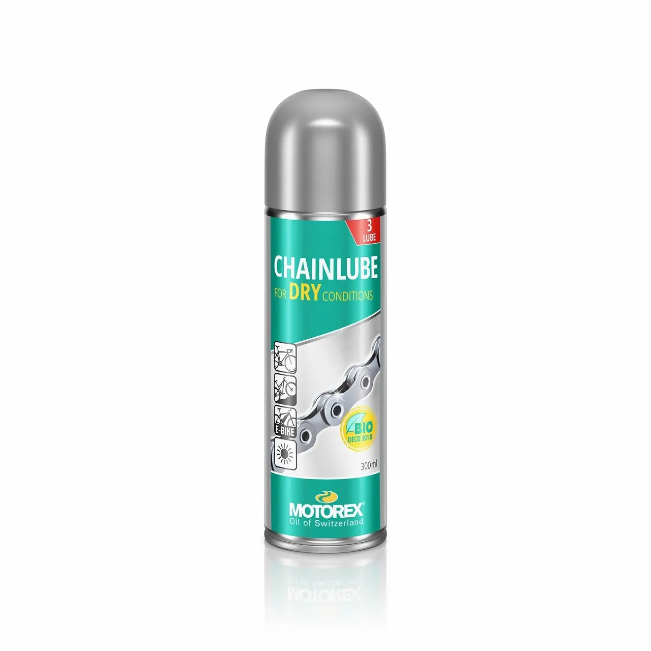 Aerosolkedjesmörjmedel för torra förhållanden Motorex