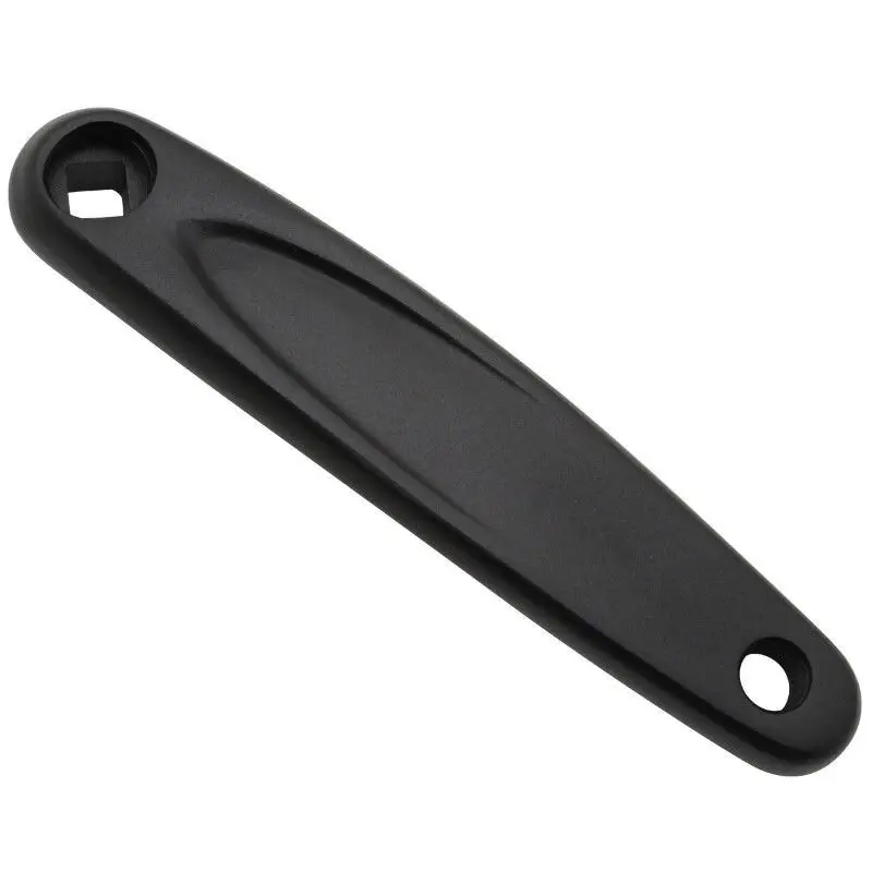 Brett vänster vevhandtag i smidd aluminium Newton 170